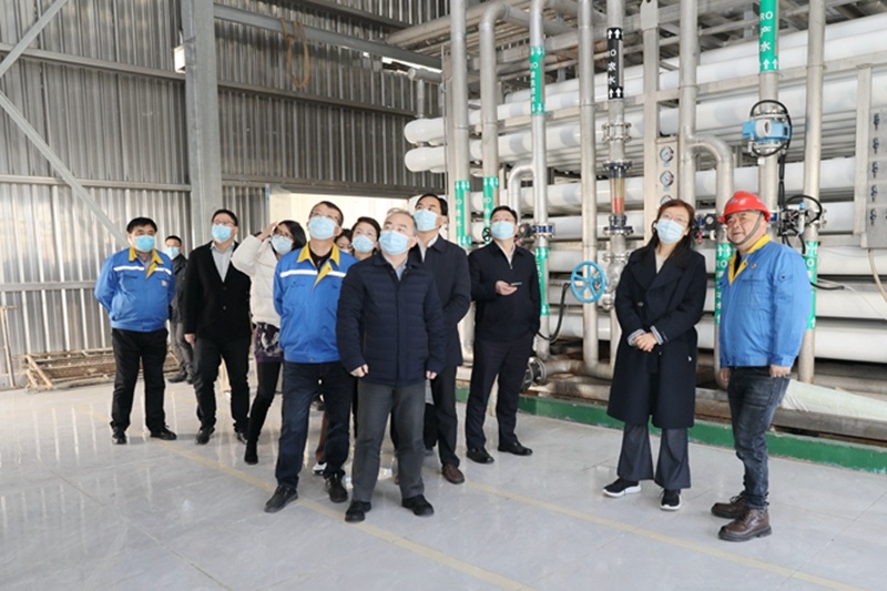 2022年12月15日，时任浙江省发展改革委党组成员、副主任吴红梅莅临景兴纸业调研企业用能、节能工作